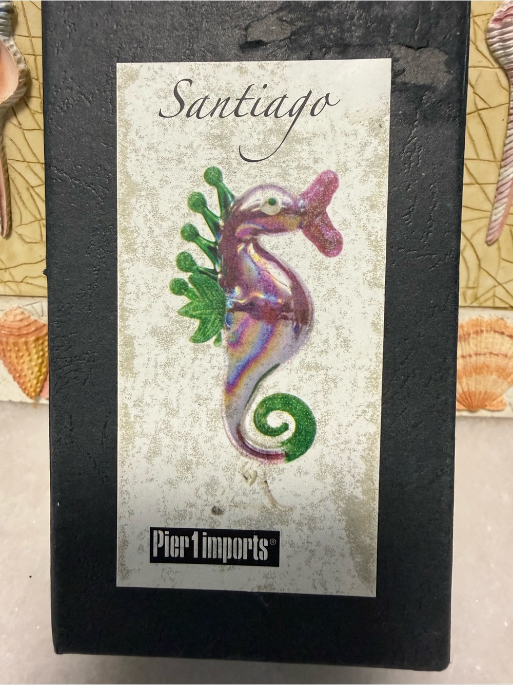 Pier 1 Multicolor Santiago Seahorse Wall Art - Purple & Green